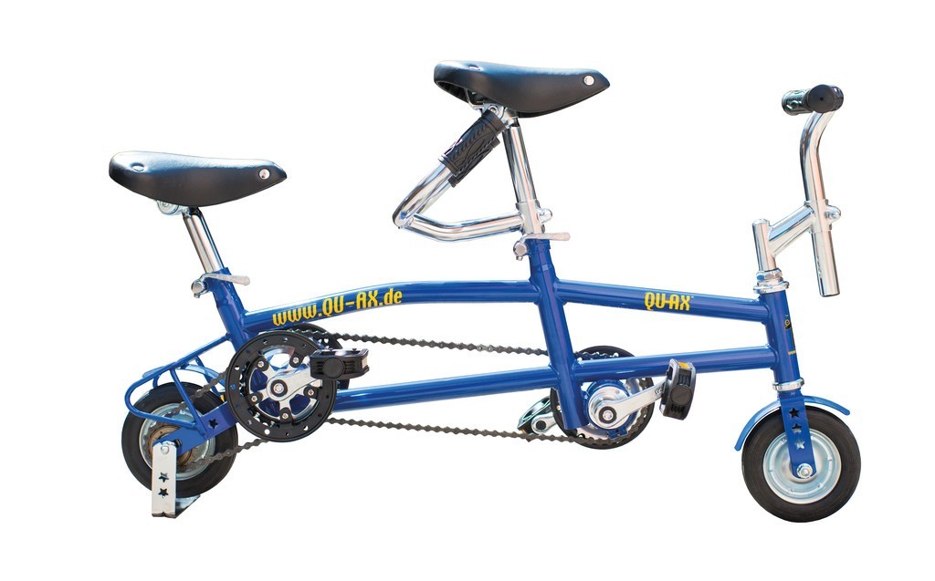 QU-AX MINI TANDEM RUOTA 6'' BLU